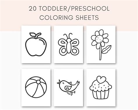 coloring book for preschool pdf