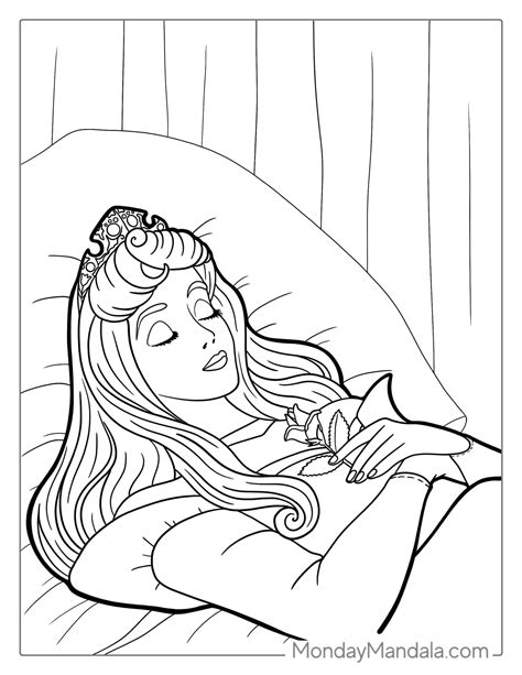 coloring book sleeping beauty