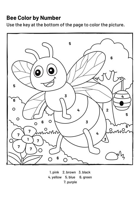 coloring book with color guide pdf
