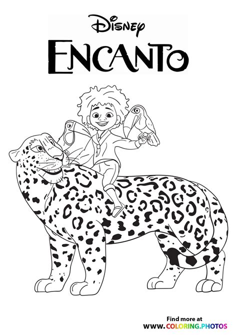 coloring page encanto