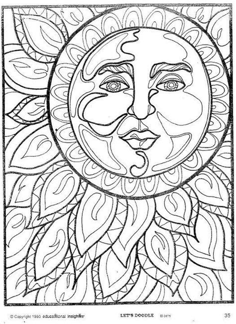 coloring pages adults summer