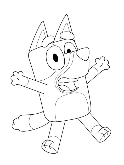 coloring pages bluey