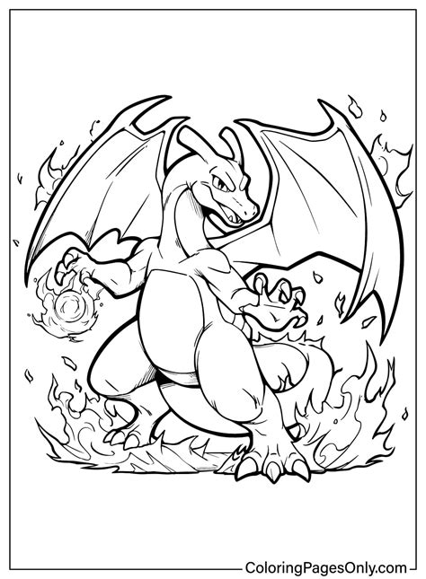 coloring pages charizard