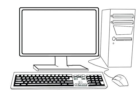 coloring pages computer