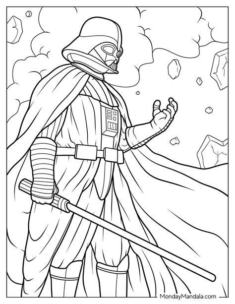 coloring pages darth vader