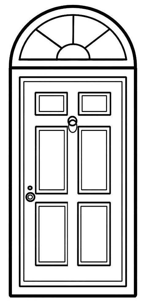 coloring pages doors