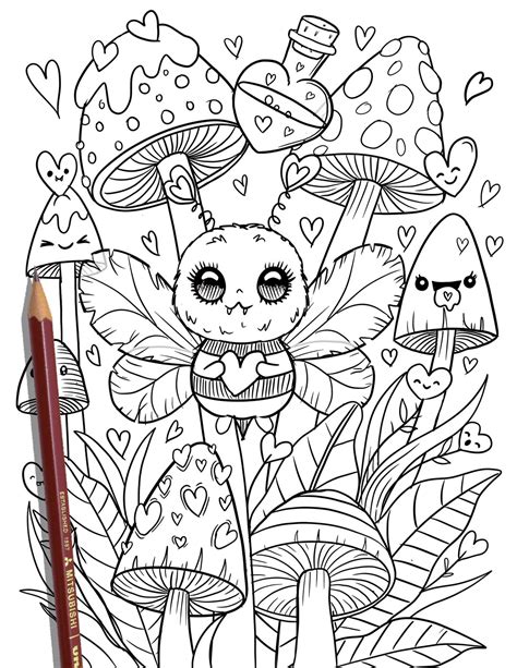 coloring pages for adults cute