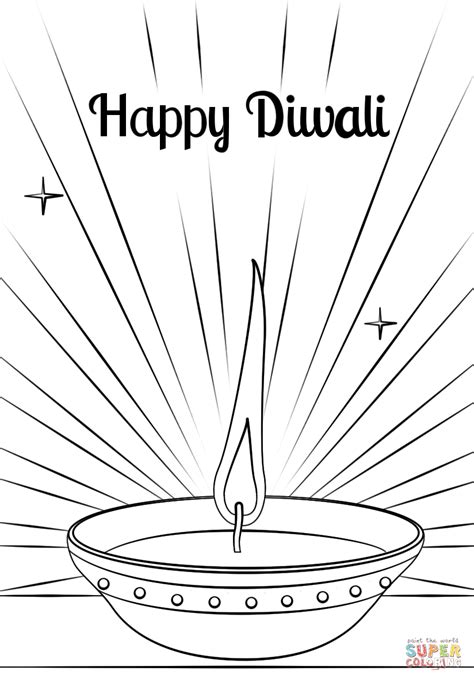 coloring pages for diwali