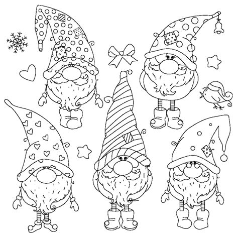 coloring pages gnome