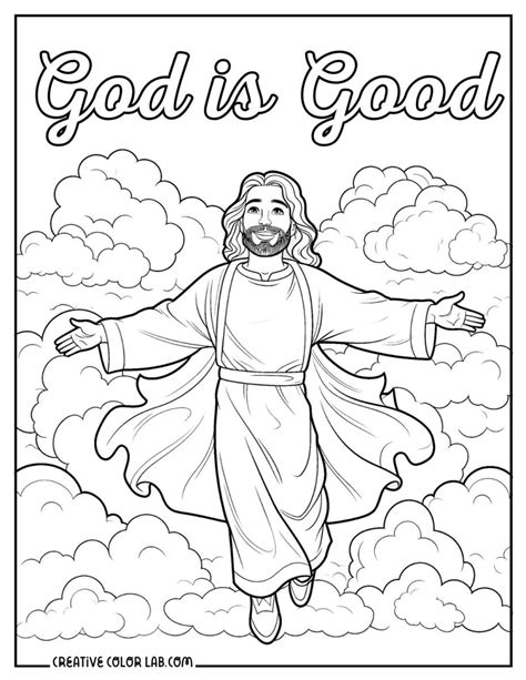 coloring pages god