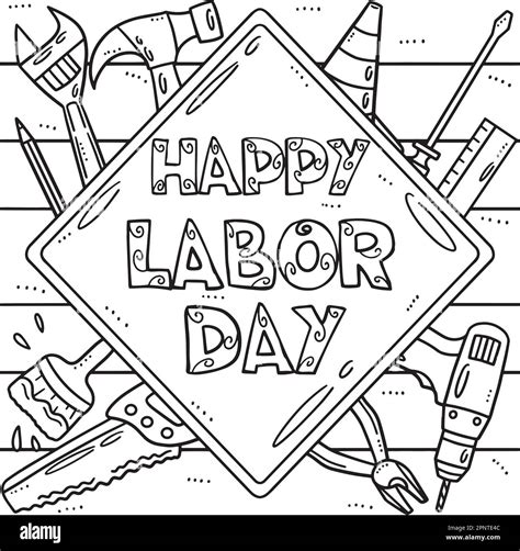 coloring pages labor day