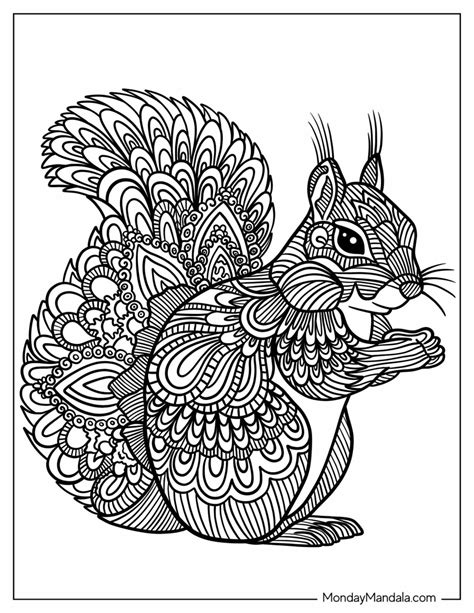 coloring pages mandala animals