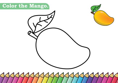 coloring pages mango