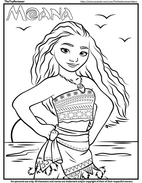 coloring pages moana