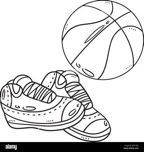 coloring pages of basketball shoes