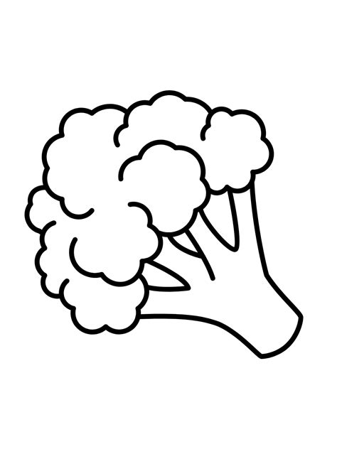 coloring pages of broccoli