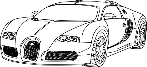 coloring pages of bugatti