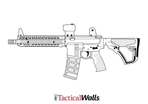 coloring pages of guns