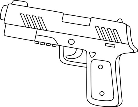 coloring pages of guns