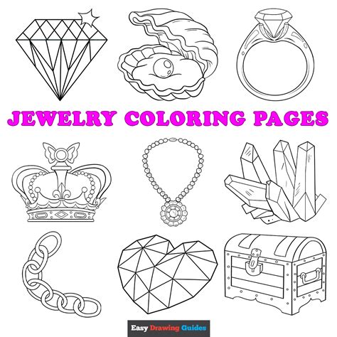 coloring pages of jewels