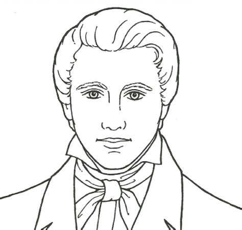 coloring pages of joseph smith