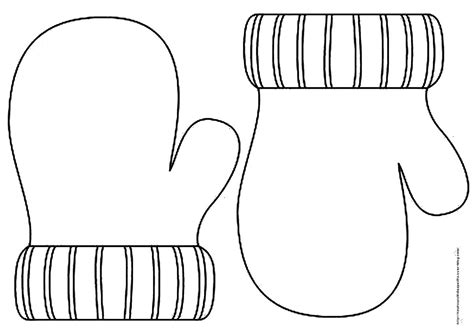 coloring pages of mittens