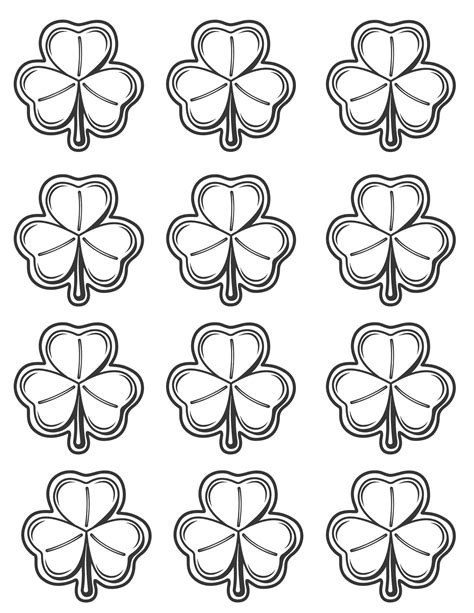 coloring pages of shamrocks