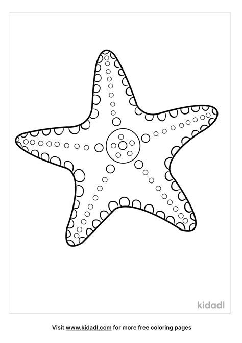 coloring pages of starfish