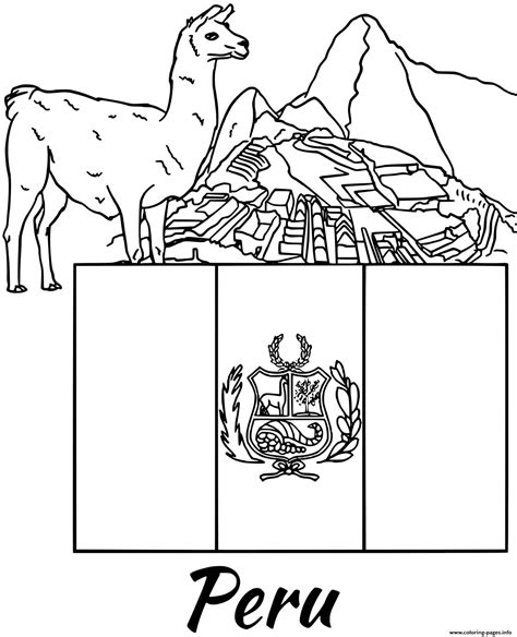 coloring pages peru