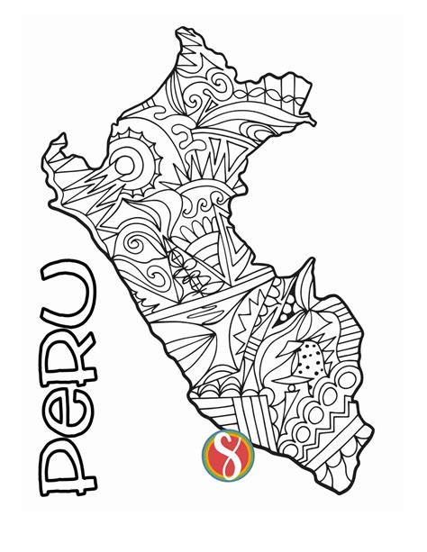 coloring pages peru