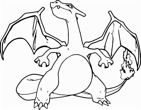 coloring pages pokemon charizard