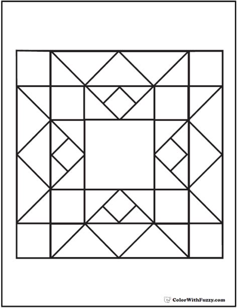 coloring pages quilt blocks