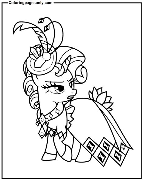 coloring pages rarity