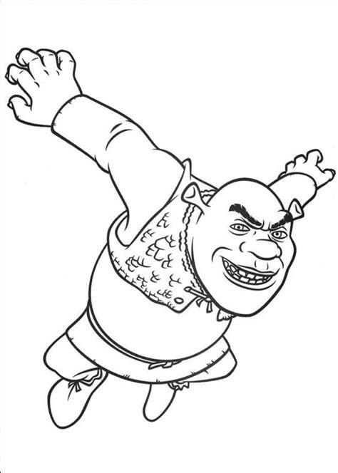 coloring pages shrek