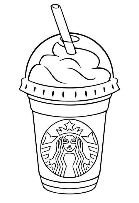 coloring pages starbucks