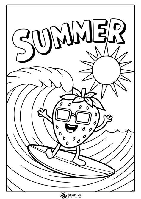 coloring pages summer pdf