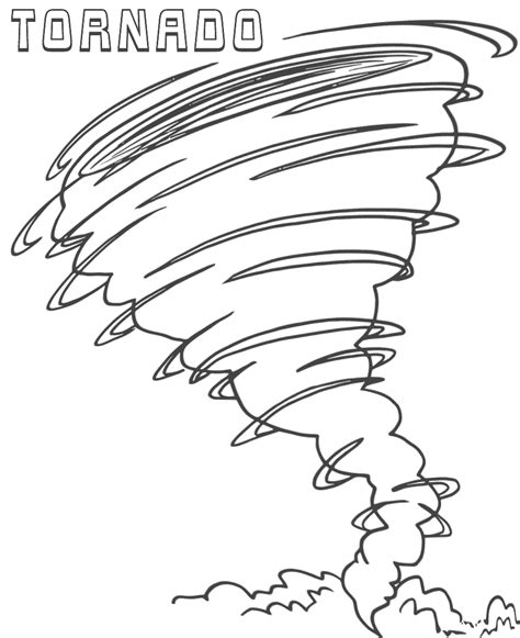 coloring pages tornado