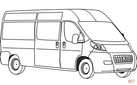 coloring pages van