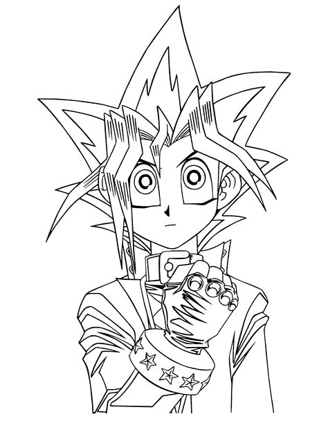 coloring pages yugioh