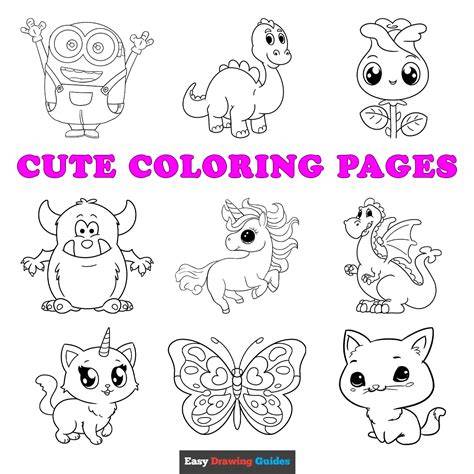 coloring sheets cute