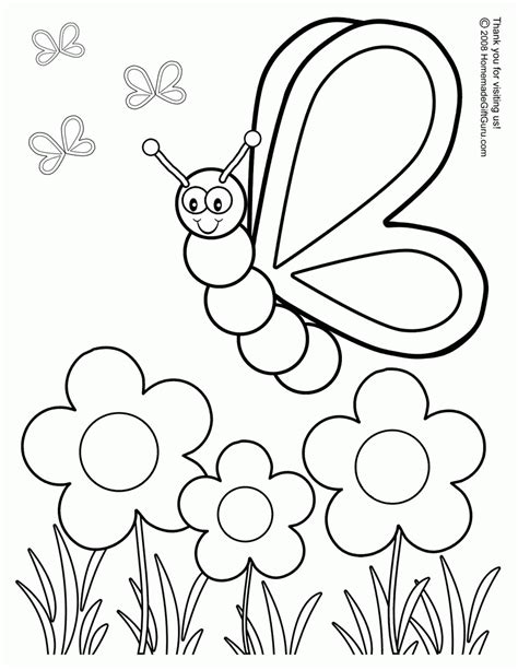 coloring sheets for kindergarten pdf