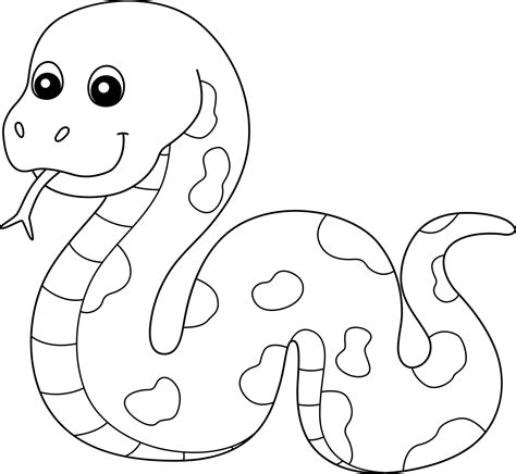 coloring snake pictures