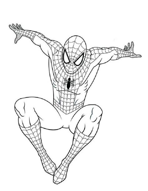 coloring spiderman pdf