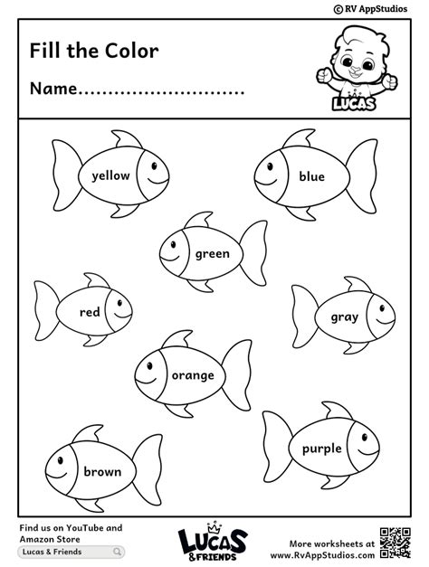 colour activity worksheet