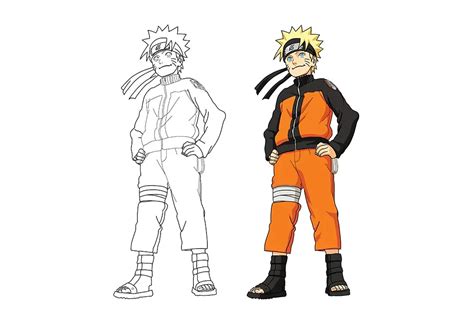 colour naruto