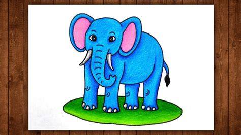 colour of elephant drawing