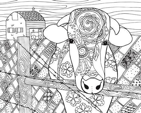 colouring pages for adults easy