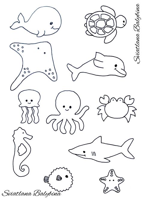 colouring templates animals