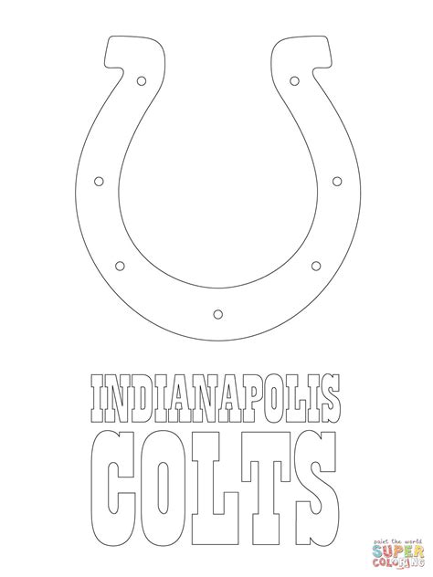 colts coloring pages