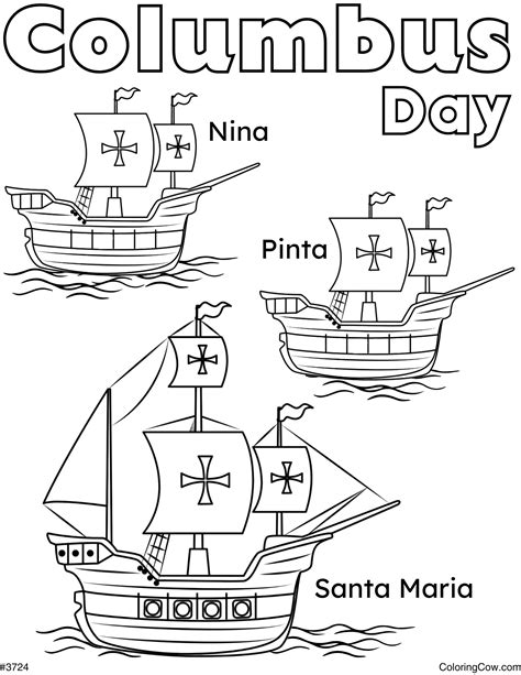 columbus coloring pages